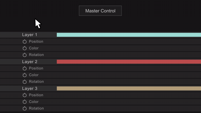 Master Control | Control multiple properties with one slider