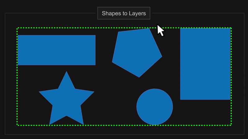 Shapes to Layers
