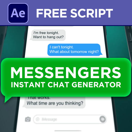 Messengers Text messages generator for After Effects.