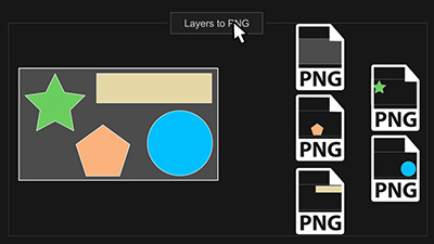 Layers to PNG